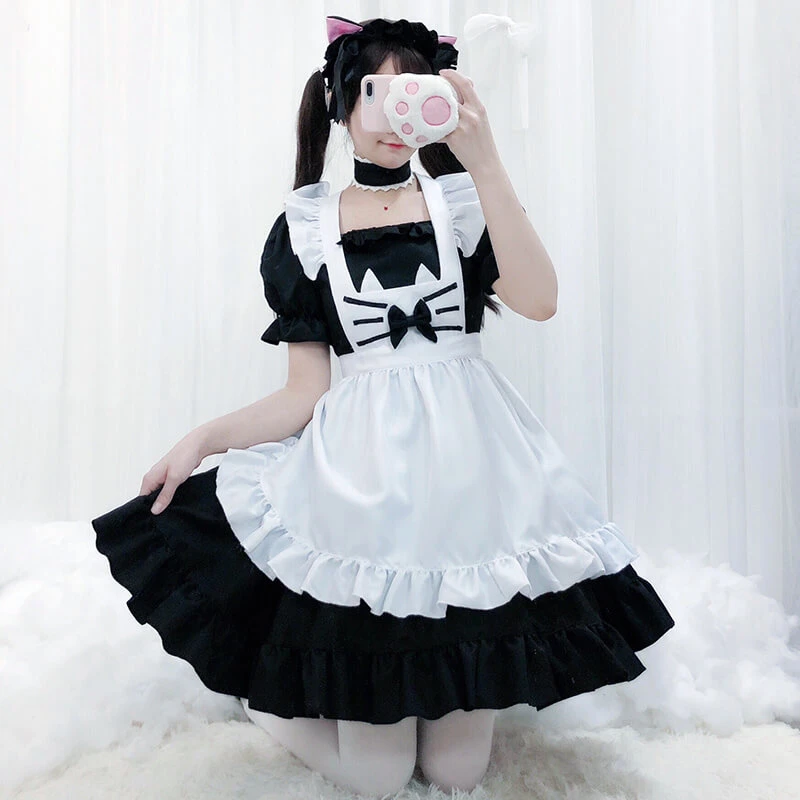 cute maid dress Cute Cat Maid Dress AD12790 – Andester