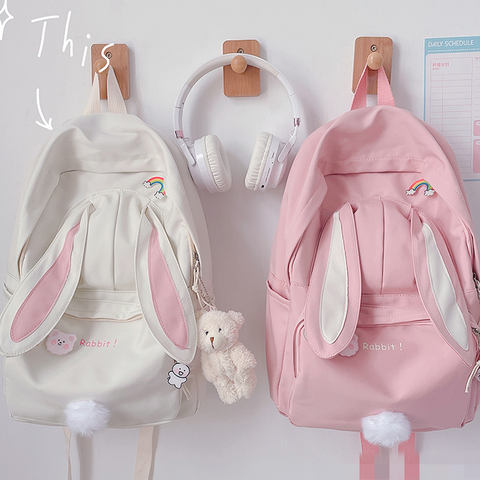 Bunny Canvas Backpack AD210231
