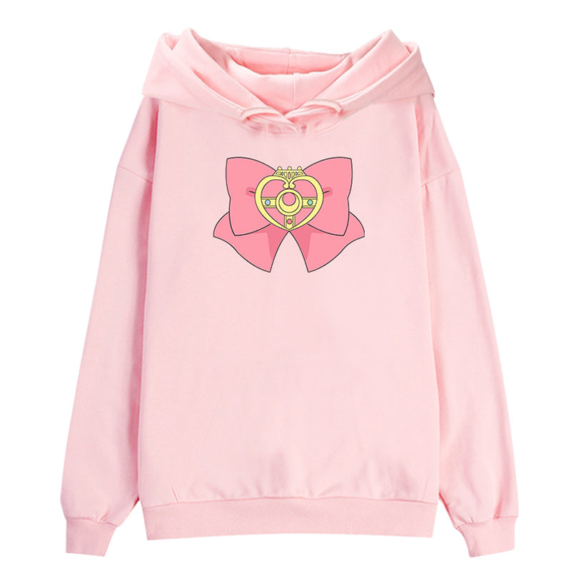 Sailor moon sales hoodie pink
