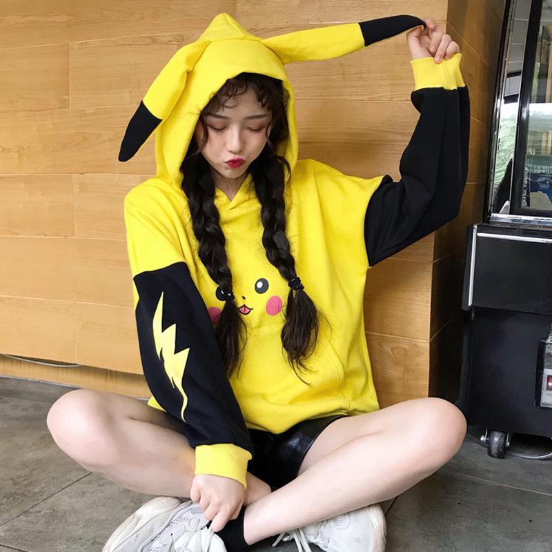Pikachu hoodie best sale girl