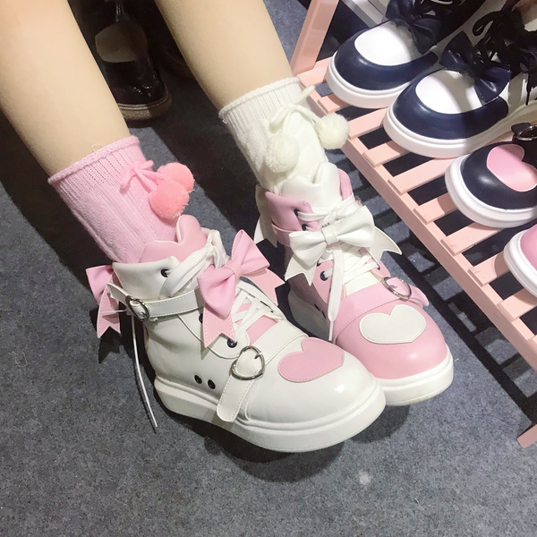 Pink + White Lolita Sneaker AD10821