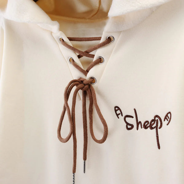 Cartoon Sheep Hoodie  AD21242
