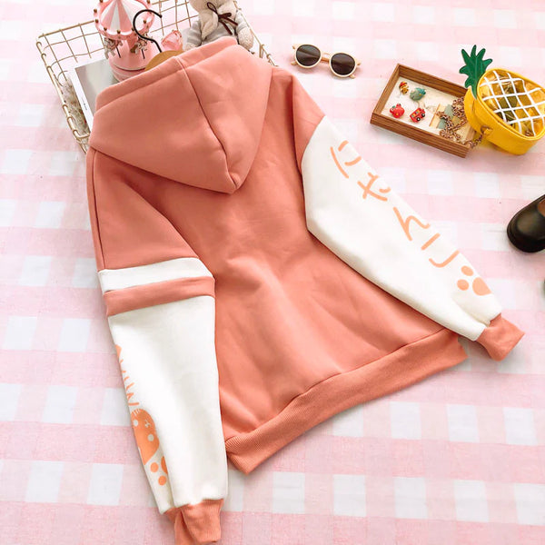 Cute Kawaii Cat Hoodie  AD21239