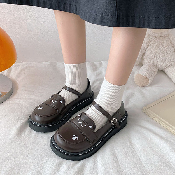 Cute Cat Flat Shoes  AD21087