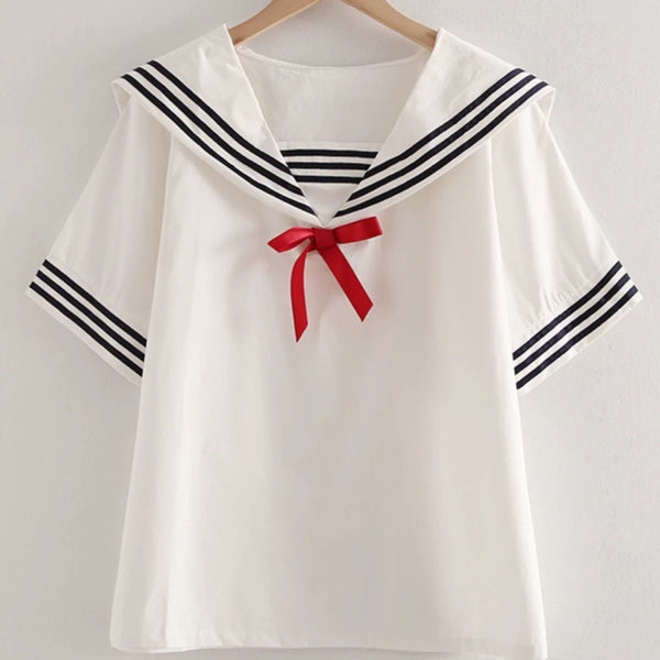 Navy Collar Sailor T Shirt  AD21230
