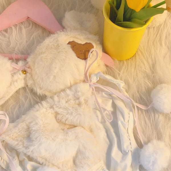 Cute Bear Plush Underwear Set  AD21290
