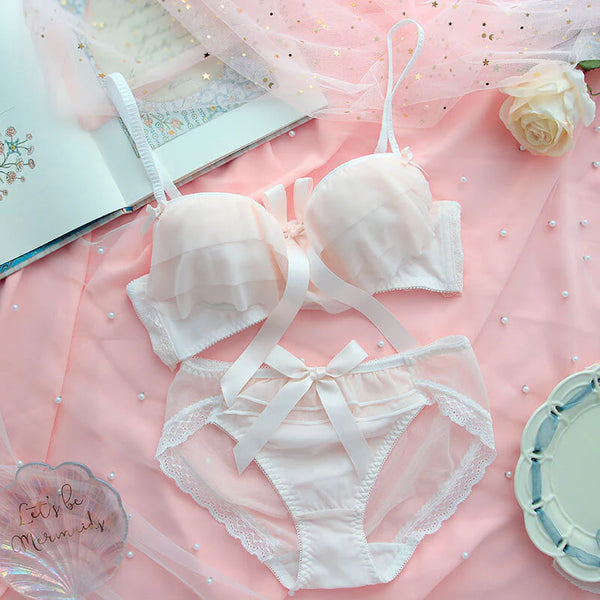 Lace Bow Lingerie Set  AD21288