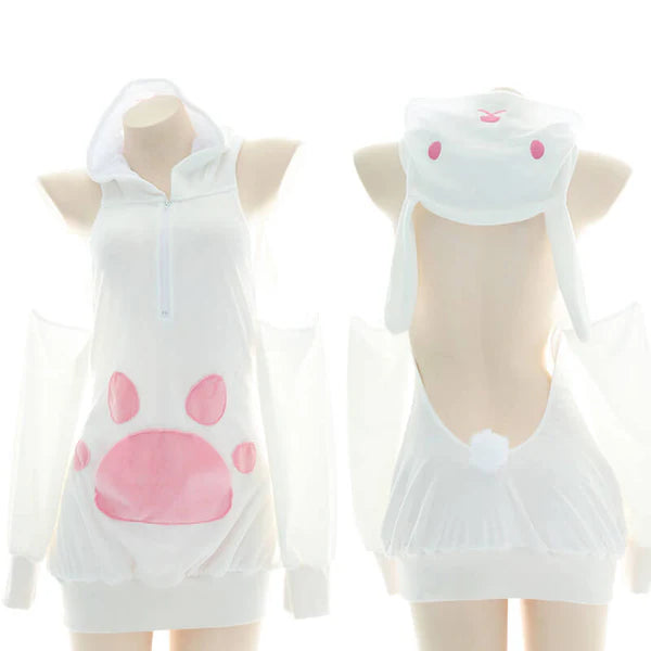 Pink Cat Claw Hoodie AD21062