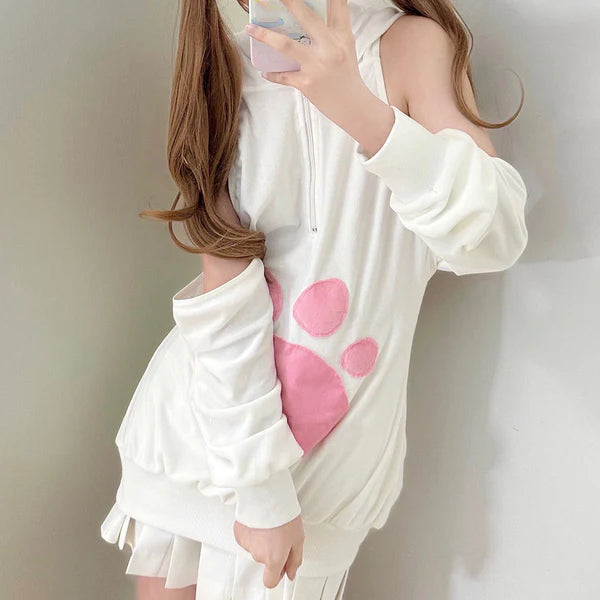 Pink Cat Claw Hoodie AD21062