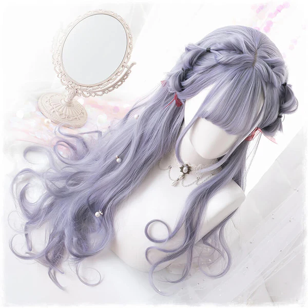 Japanese Purple Long Curly Hair  AD21070
