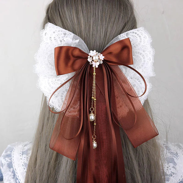 Long Tail Bow Hair Pin AD21164