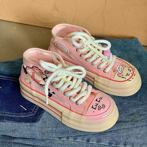 Cute Cat Canvas Shoes  AD21217