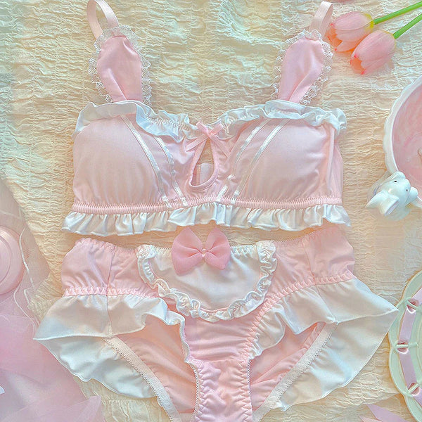 Lace Bow Lingerie Set  AD21278