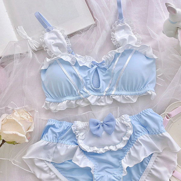 Lace Bow Lingerie Set  AD21278