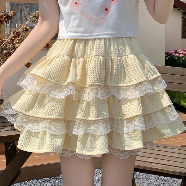 Lace Bow Cake Skirt  AD21097