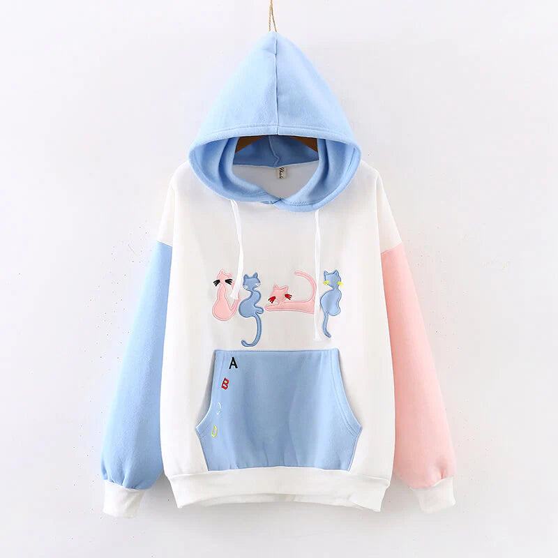 Four Cats Hoodie  AD21265
