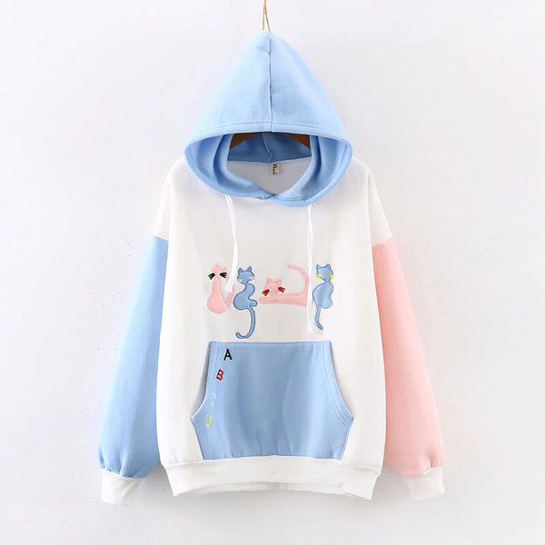 Four Cats Hoodie  AD21265