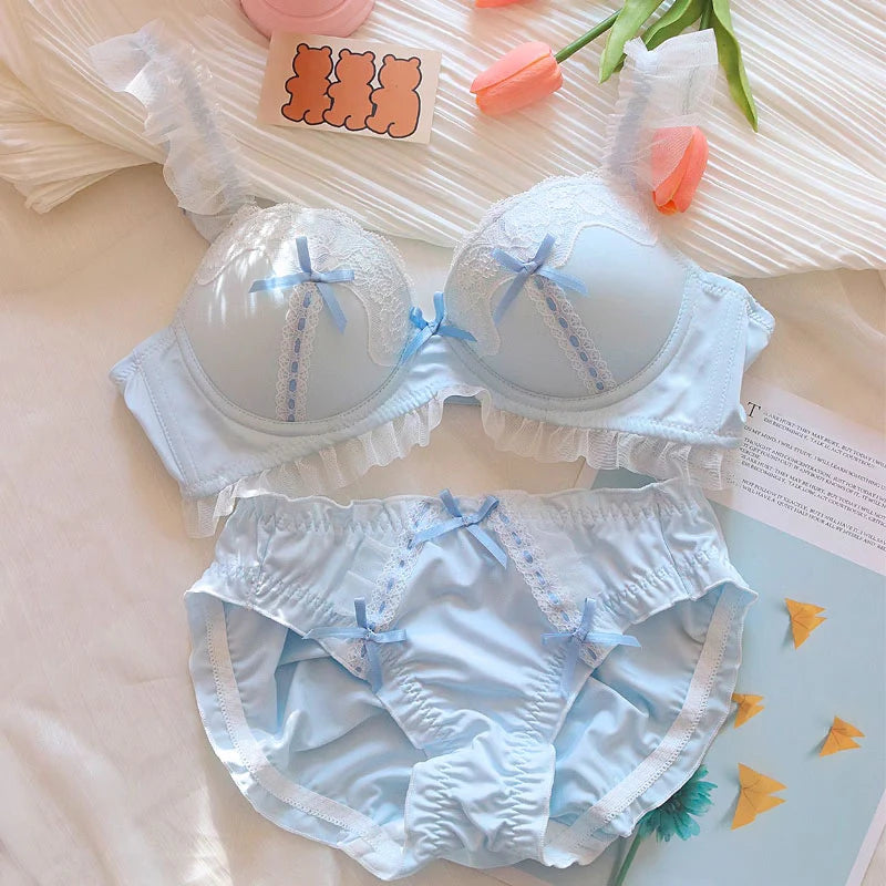 Sweet Lace Bow Underwear Set  AD21277
