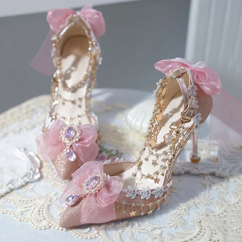 Lace butterfly Lolita shoes AD21205