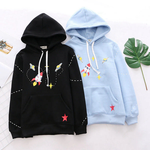 Rocket Planet Space Hoodie  AD21255