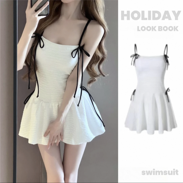 Bow Shaping Swimsuit  AD21222