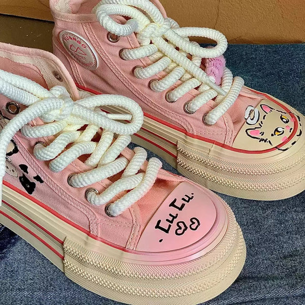 Cute Cat Canvas Shoes  AD21217