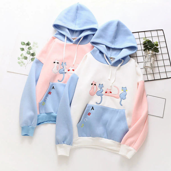 Four Cats Hoodie  AD21265