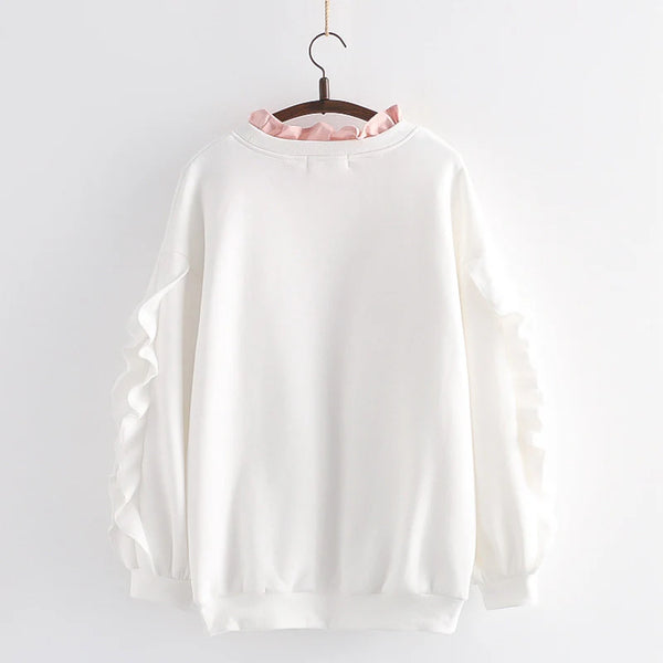 Floral Pullover Sweatshirt  AD21240