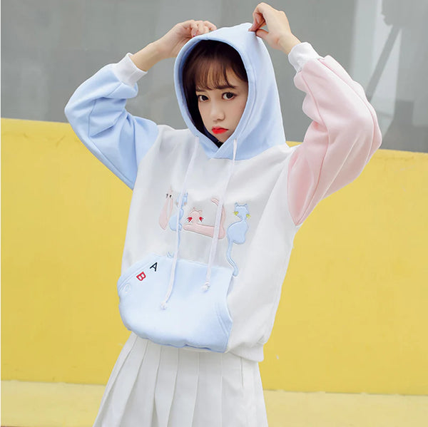 Four Cats Hoodie  AD21265