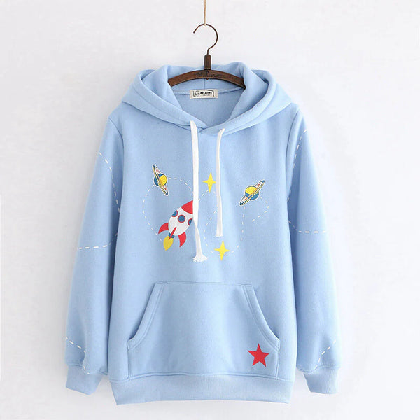 Rocket Planet Space Hoodie  AD21255