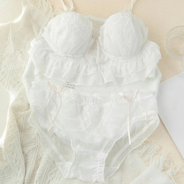 Sweet Lace Flower Lingerie Set  AD21276