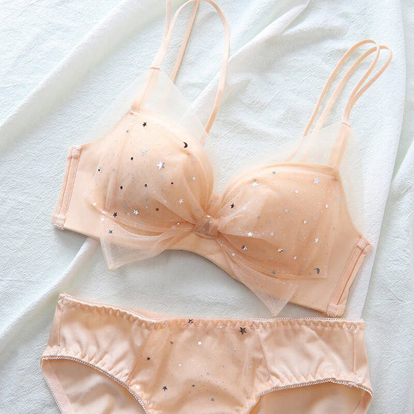 Star Lace Bow Underwear Set  AD21295