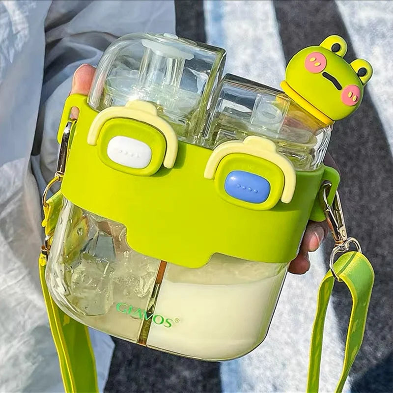 Kawaii Double Sided Animal Pastel Bottle (530ml)  AD21077