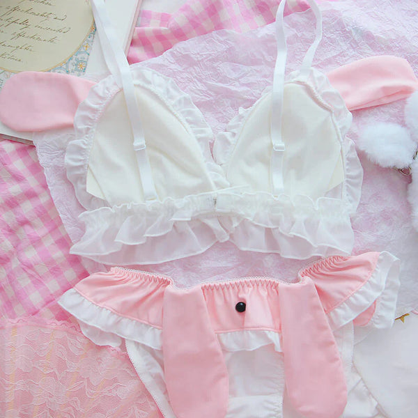 Bowknot Bunny Underwear Set  AD21292