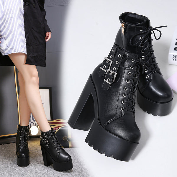 Straps Down High Heels Shoes AD11531