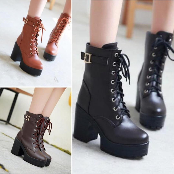 Fashion High-Heeled Boots Shoes AD10255