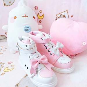 Pink + White Lolita Sneaker AD10821