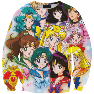 Sailor Moon Printing Sweatshirt AD10322