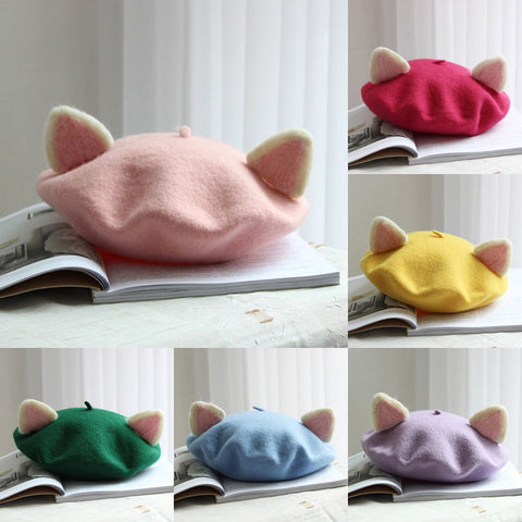 Sweet Cat Ear Beret AD0275