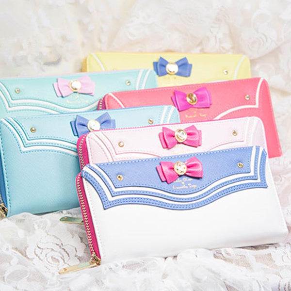 Sailor Moon Bowknot Zipper Wallet AD0092