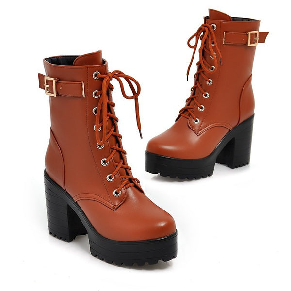 Fashion High-Heeled Boots Shoes AD10255