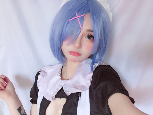 Ram And Rem COS Gradient Wig AD10989