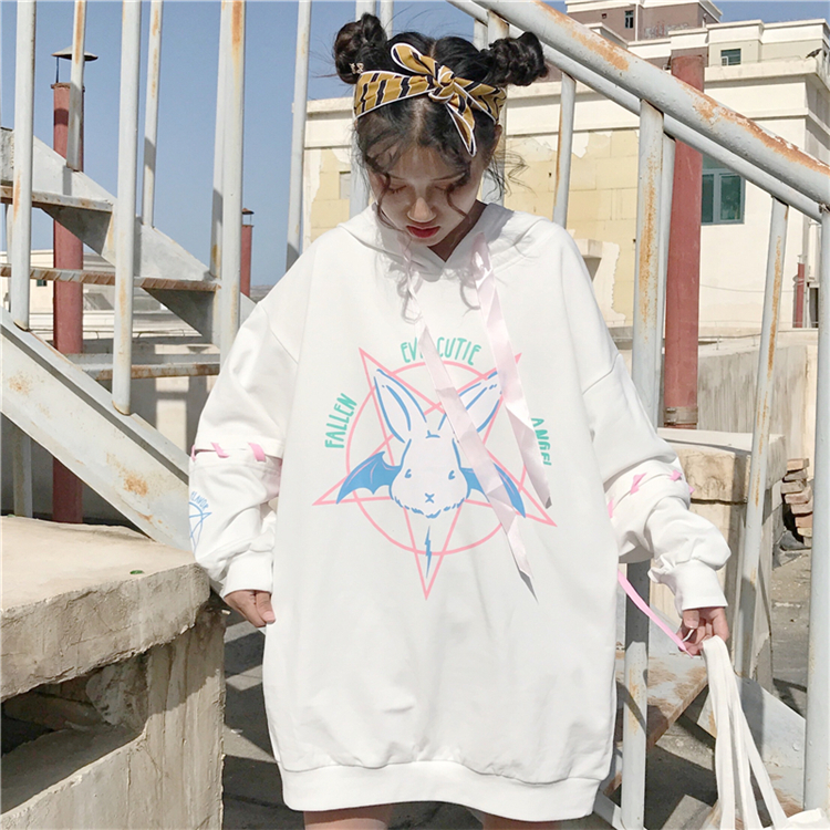 Bunny Hoodie Pullover AD0131
