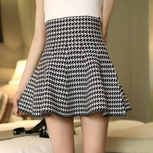 Grid Knitted Skirt AD10826