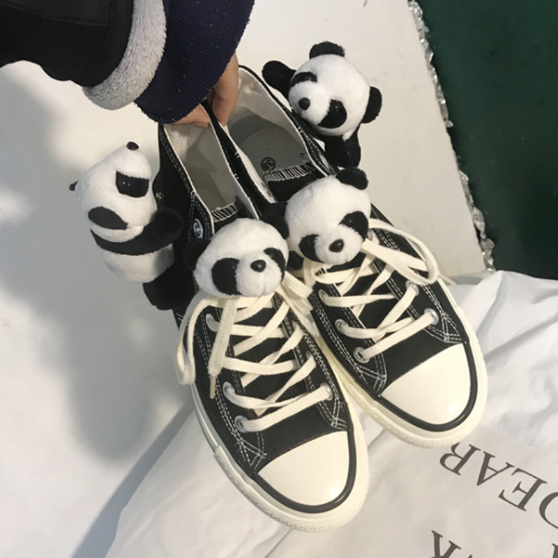 Cartoon Panda Canvas Shoes AD11028