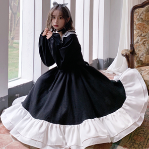 Lace Ruffled Dress AD11496