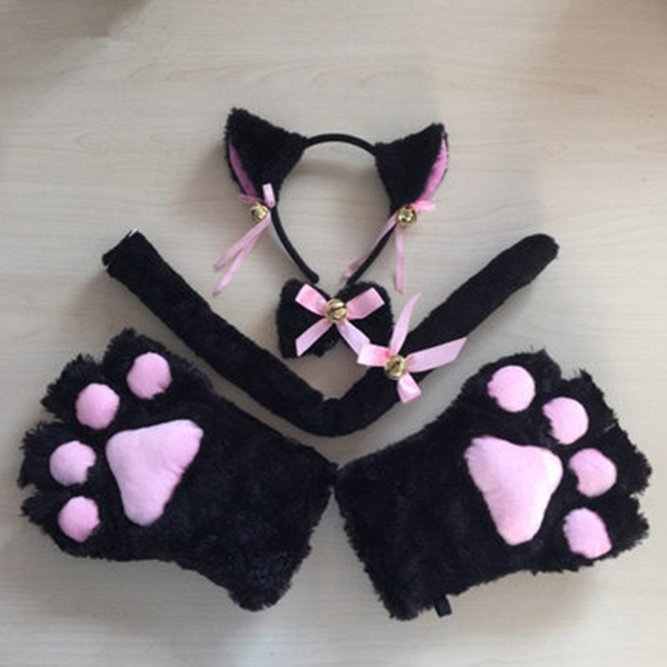 Cos Cat Ear Hair Band Four-piece Set AD10977