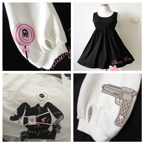 Cute Kawaii Bunny Two-Piece Dress AD10017