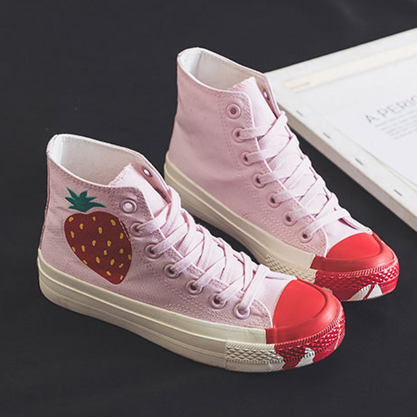 Strawberry Canvas Shoes AD11025