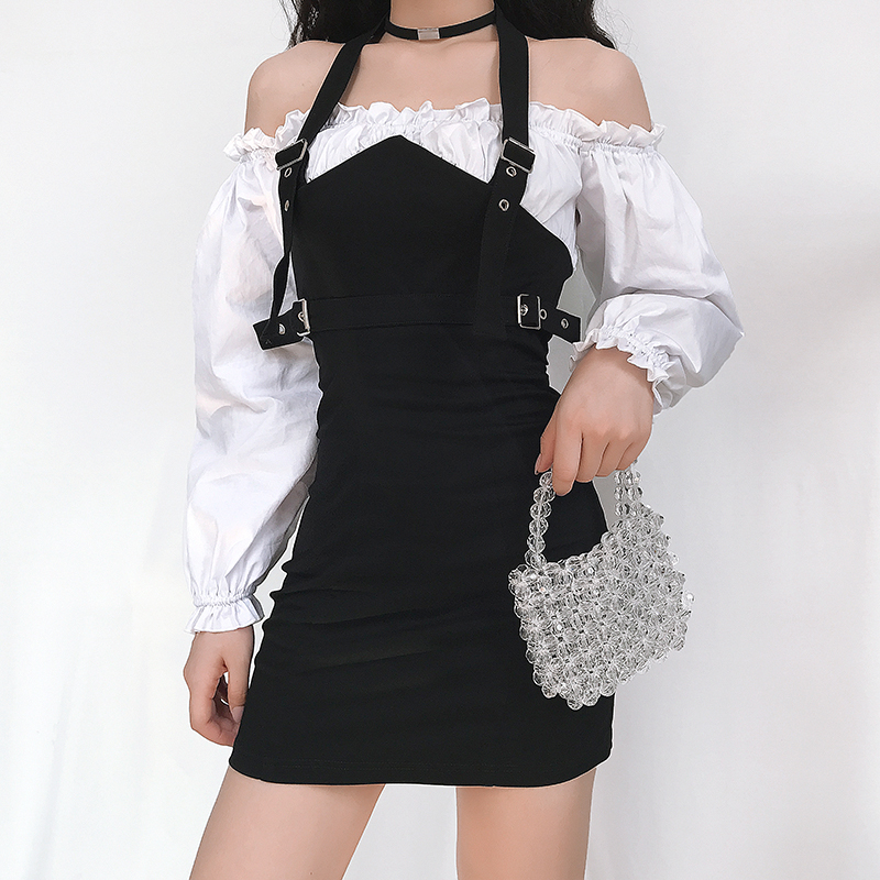 Two-Piece Halter Dress AD10969